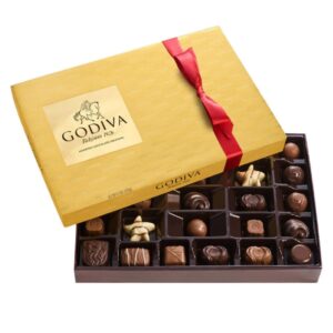 godiva premium assorted chocolates, 27 count