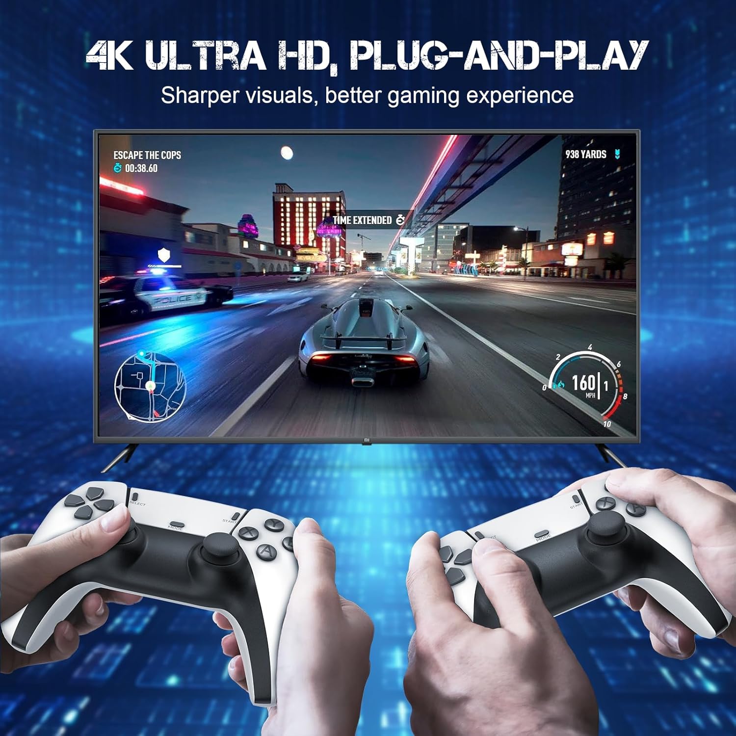 retro gaming console stick, classic video games stick with 4k hdmi, built in 23 emulators, 20000+ games plug & play tv video gamestick retro gaming console stick, classic video games stick with 4k hdmi, built in 23 emulators, 20000+ games plug & play tv video gamestick